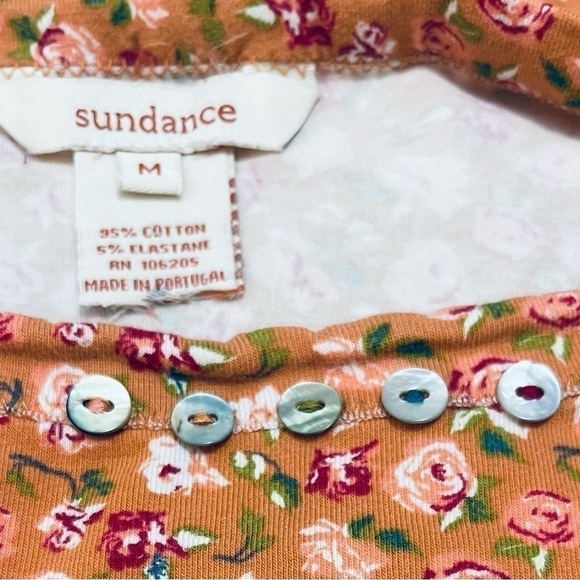 Sundance Floral Long Sleeve Tunic/Nightgown - Picture 3 of 3